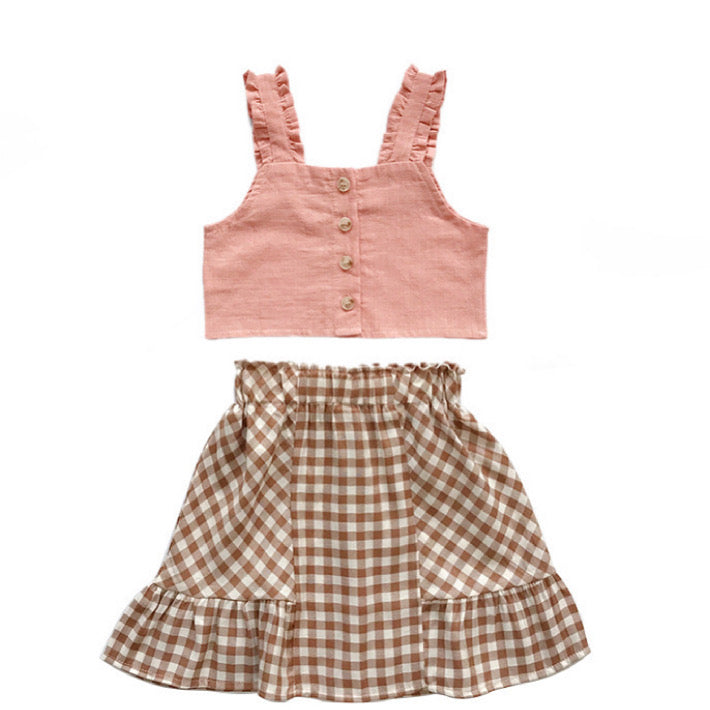 Coral Gingham