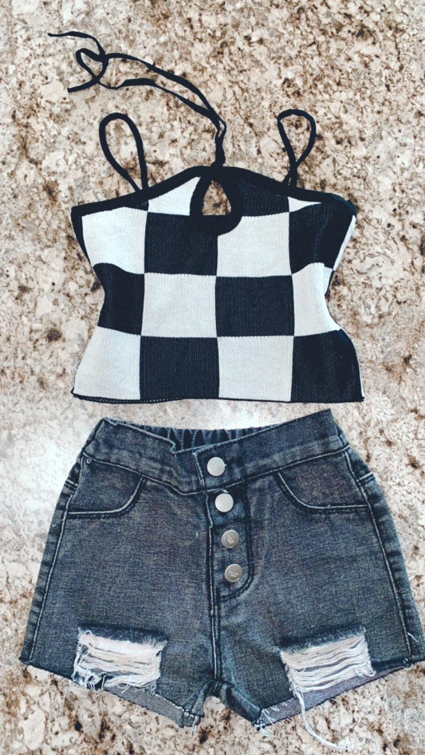 Checkered Top